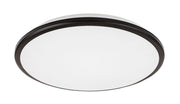 Plafoniera LED Rabalux Engon tonda nera 38cm 24W 3000K