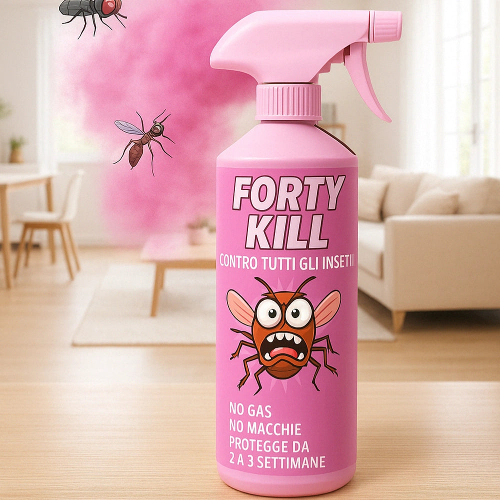 Insetticida zanzare giardino repellente fortykill protezione acari 4 pezzi