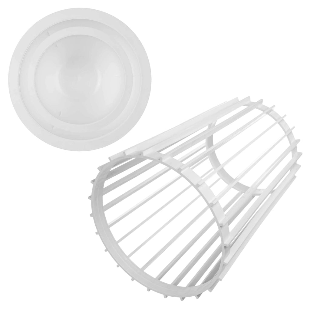 Supporto per fiori bifacciale KADAX Loft, bianco, 53,5 cm + 2 inserti