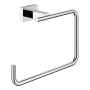 Portasalviette ad anello Essentials Cube in metallo cromo