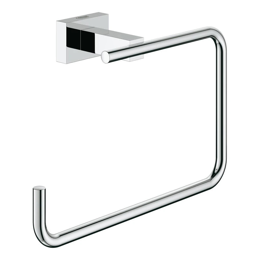 Portasalviette ad anello Essentials Cube in metallo cromo