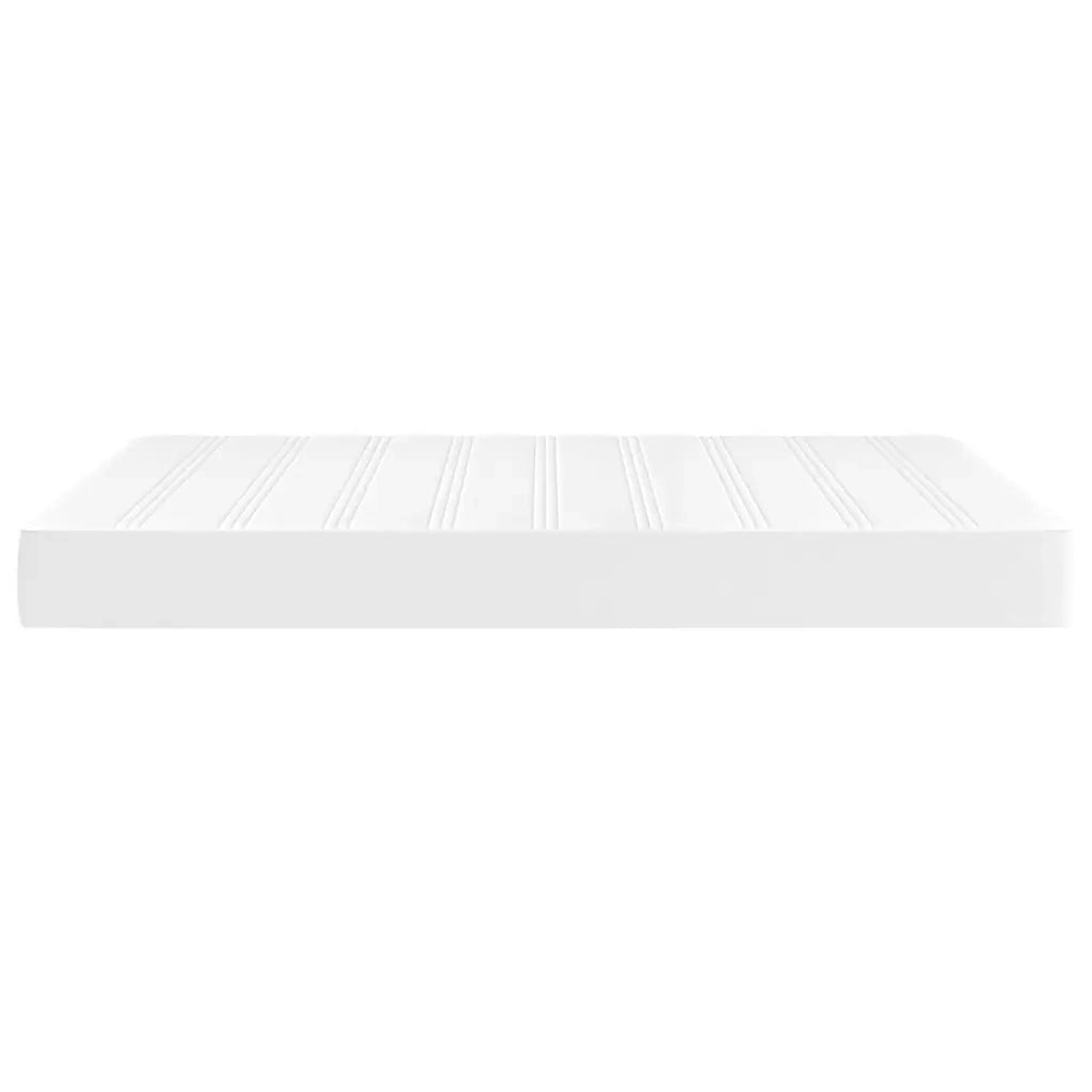 Materasso a Molle Bianco 140x190x20 cm in Similpelle cod mxl 43121