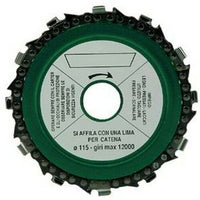 DISCO SMERIGLIATRICE A CATENA SHARP MM. 115