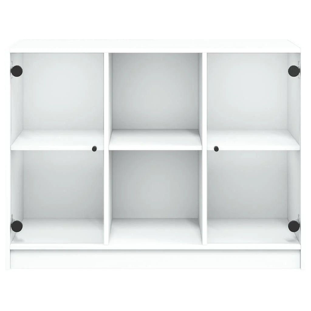 Buffet credenza cassettiera mobiletto mobile contenitore organizer per cucina soggiorno salotto 102 x 37 x 75,5 cm legno ingegnerizzato bianco 02_0030176