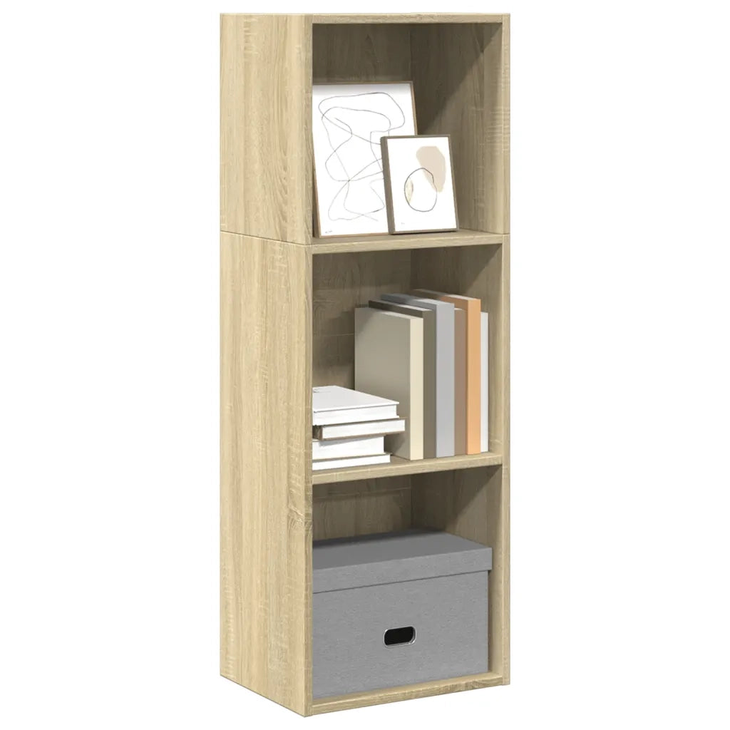Libreria Rovere Sonoma 40x30x114 cm in Legno Multistrato 857869