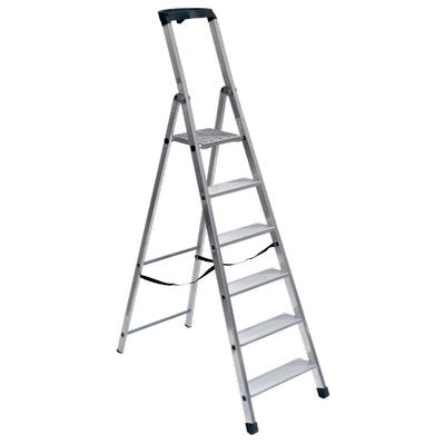SCALA LIBRETTO PIU SU MAXI EN 131 FACAL  ALLUMINIO GRADINI 6 H.CM 136
