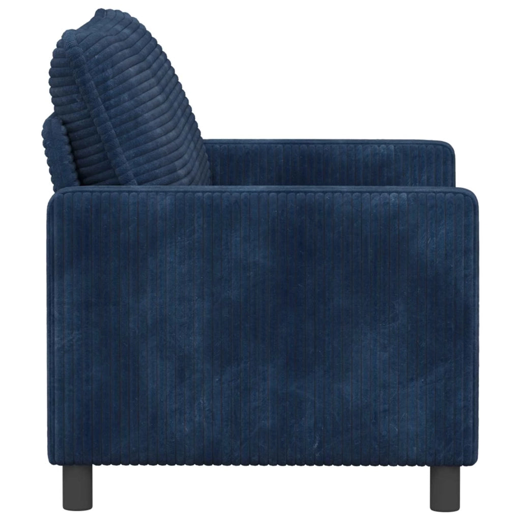 Divano Blu navy 126 x 81 x 87,5 cm Poliestere
