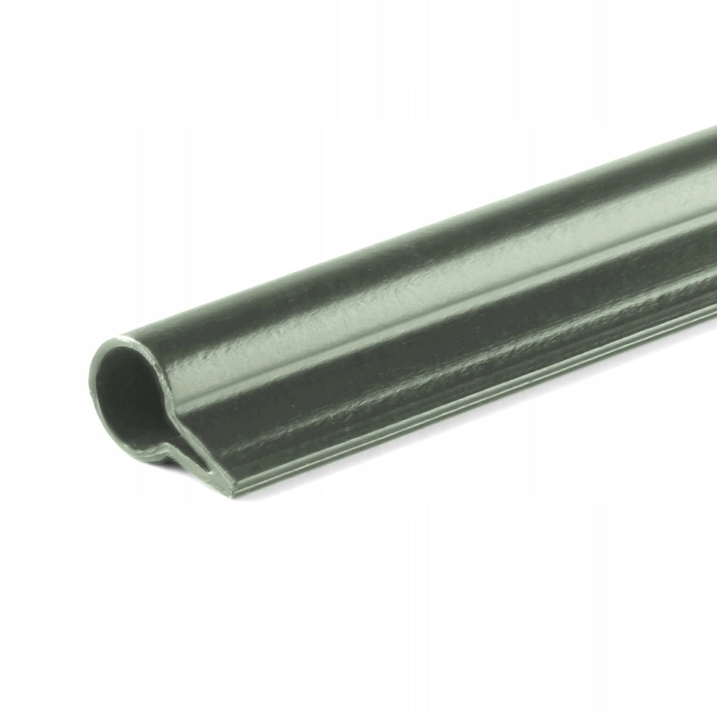 Clip KADAX da 19 cm per nastro per recinzione, ganci per nastro per recinzione, colore verde, 2 pezzi