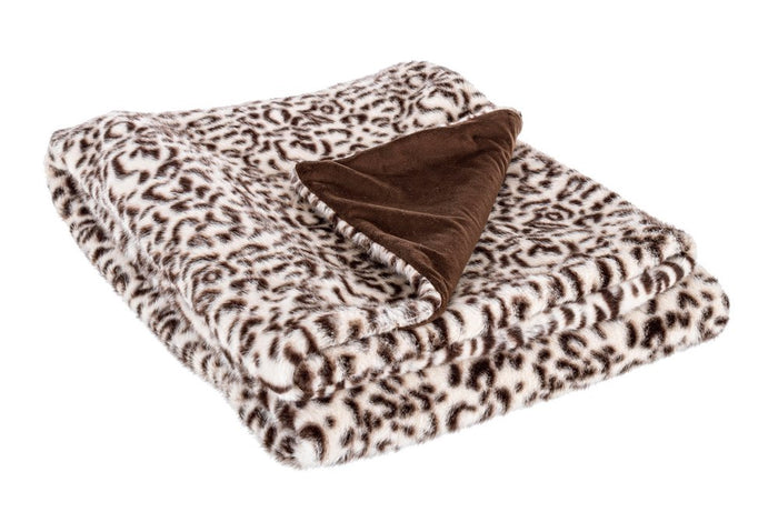 Plaid Maculato Leopardato Animalier Morbido Divano Letto Ashlee 120x150 Bizzotto