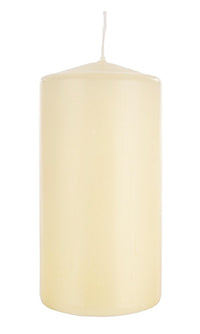 Candele Avorio di Paraffina Sfera Conica Lunghe Senza Aroma Decorative Casa Formato: 6 x 12