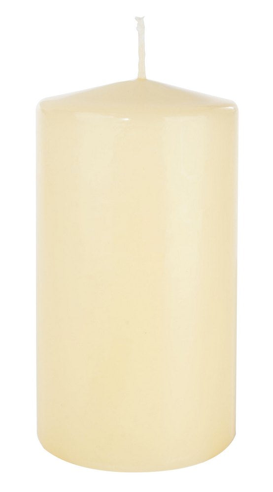 Candele Avorio di Paraffina Sfera Conica Lunghe Senza Aroma Decorative Casa Formato: 8 x 15