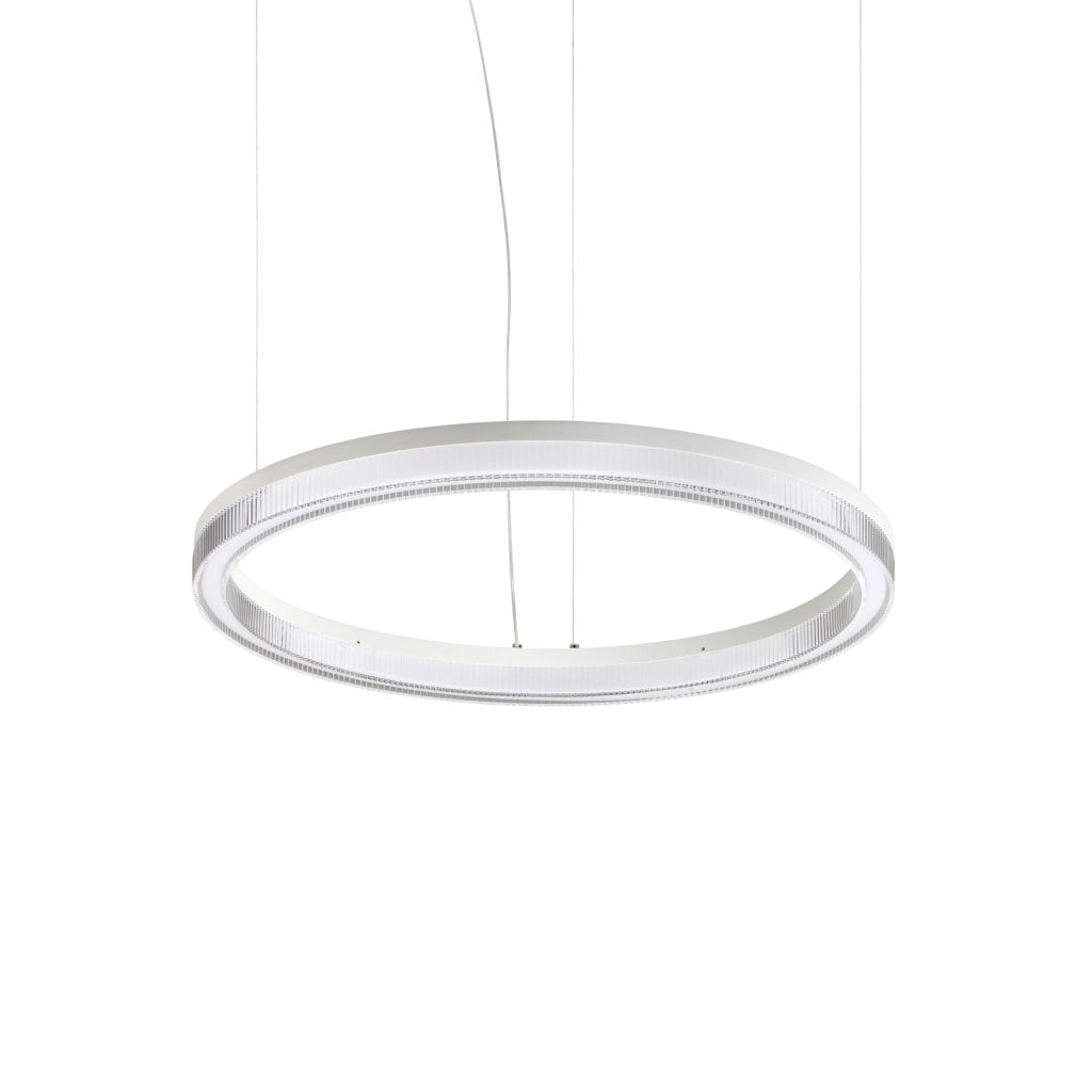 Lampada A Sospensione Crown 1 Luce Led Integrato Bianco D 600 Mm