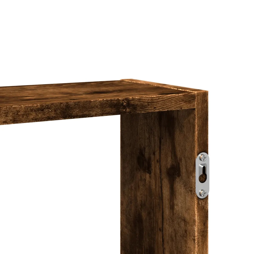 vidaXL Mensola a Muro Rovere Fumo 99x15x60 cm in Truciolato