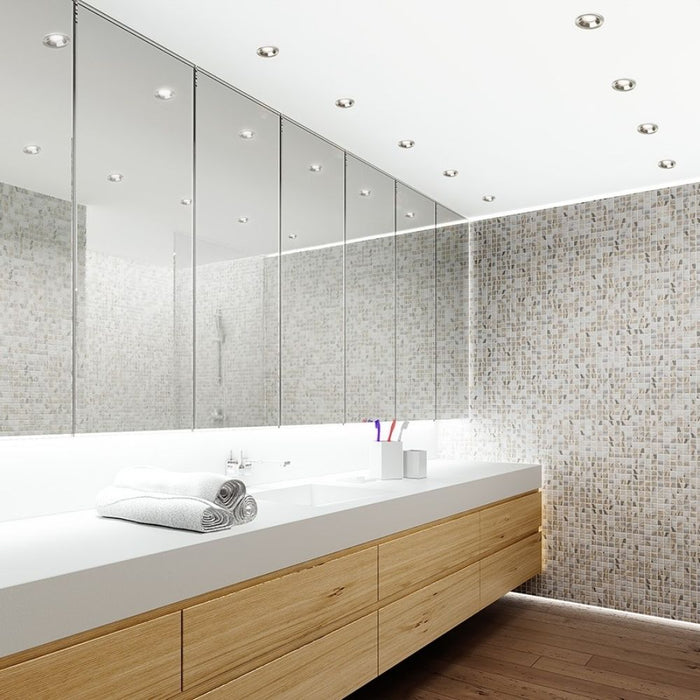 Faretto bagno BELLA GU10 da incasso cromo 230V LED GU10 15W IP65