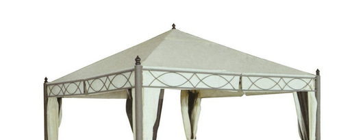 Telo di copertura per gazebo acciaio in SANTO DOMINGO MT.3X3