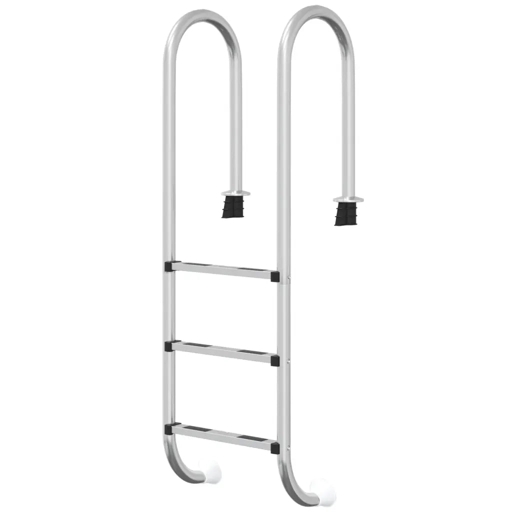 Scala per Piscina 54x38x158 cm Acciaio Inox 304 93452