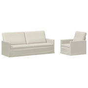 Set di divani 2 pcs Crema Velluto (V) 3433224