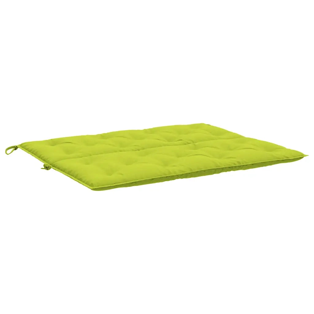 Cuscini per Panca 2 pz Verde Intenso 120x50x7 cm Tessuto Oxford 315015