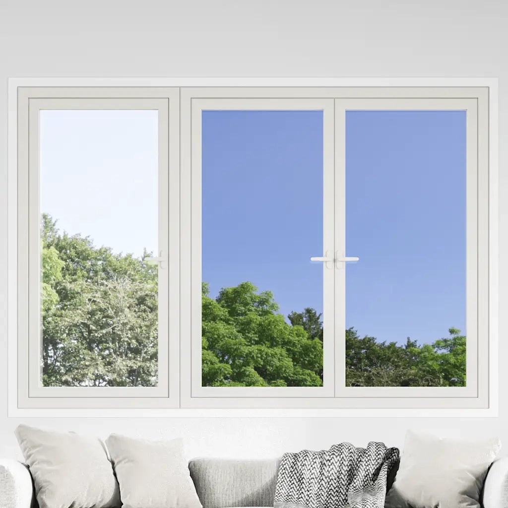 Pellicole Solari Statiche 5pz Effetto Riflettente Argento PVC 3208994