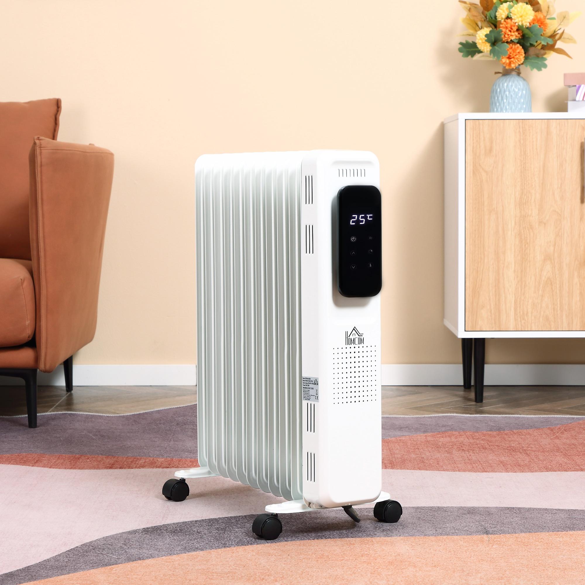 Stufa Termosifone ad Olio 2720W 11 Elementi Bianco