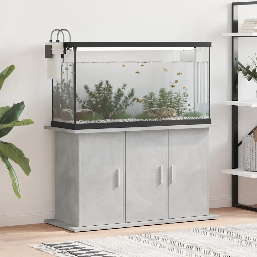 Supporto per acquario in cemento grigio 101x41x58 cm in legno ingegnerizzato CFW9192951