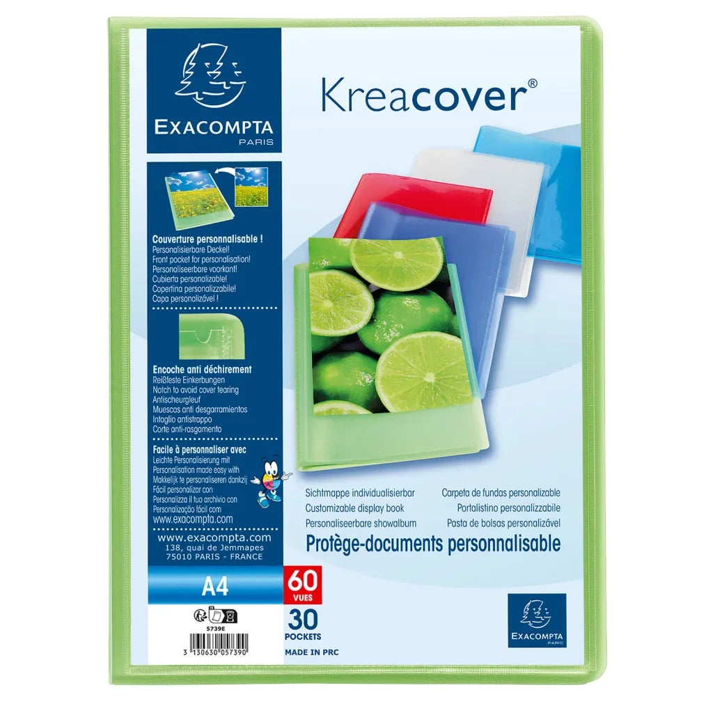 Exacompta Portalistini Kreacover A4 30 Tasche PP 12 pz 444616