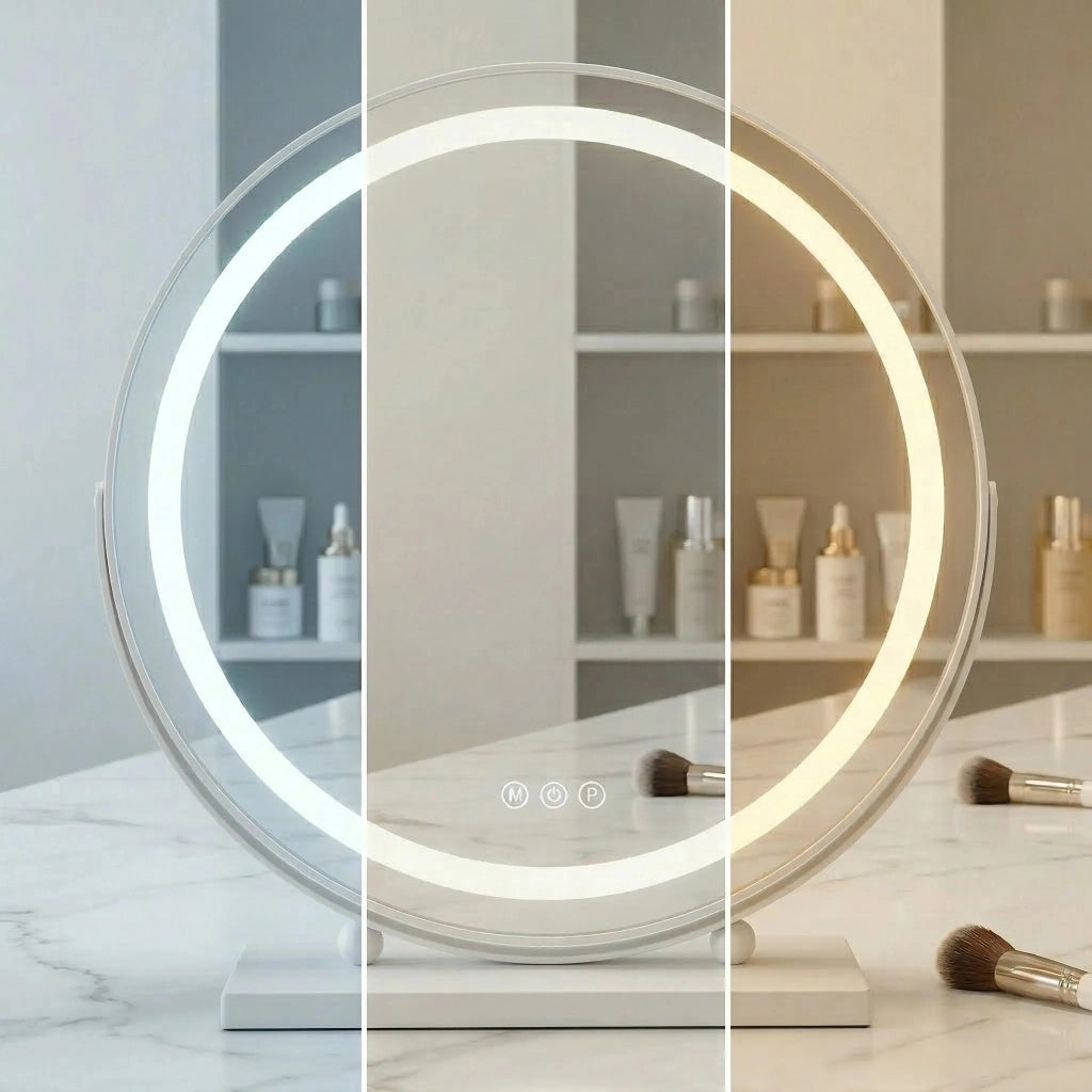 Specchio Led Make-up White 50 Cm