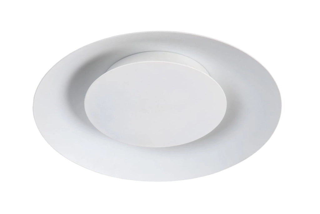 Plafoniera Lucide Foskal bianca Ø34,5 LED 12W 2700K