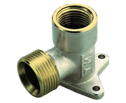 RACCORDO CURVO FEMMINA FLANGIATO IN OTTONE GIALLO MODELLO WATERBLOCK-GN 1/2   TIEMME RACCORDERIE SPA