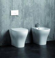 Kit Sanitari filomuro Serie XL - Azzurra ceramica - Kit filomuro Azzurra XL (Bidet, vaso, coprivaso)