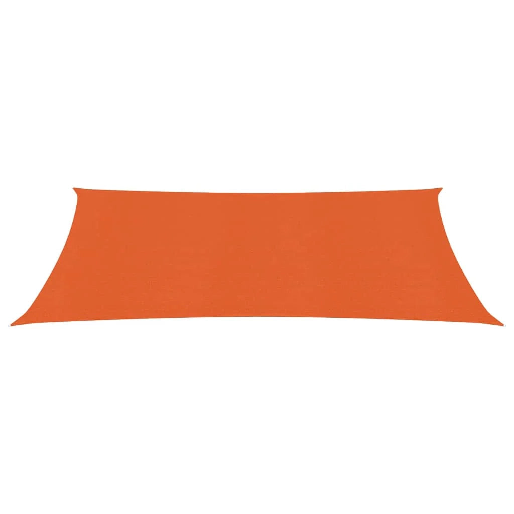Vela ombreggiante/ombrellone 160 g/m² HDPE 2 x 5 m arancione 02_0009238