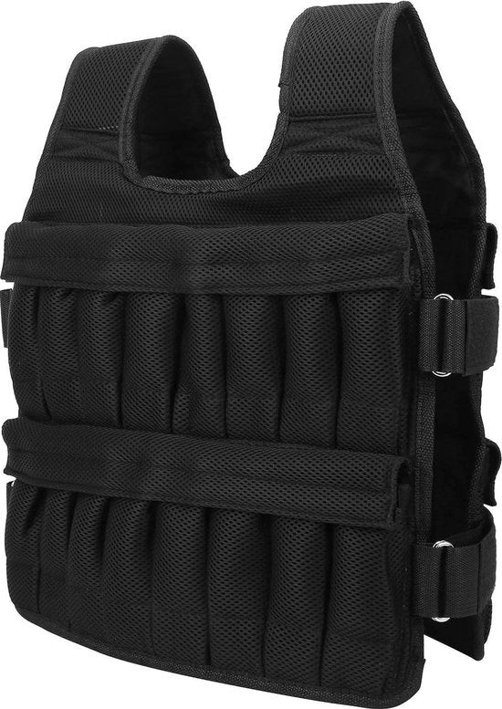 Vest percorso pesi per allenamento uomo - tessuto Oxford compresso
