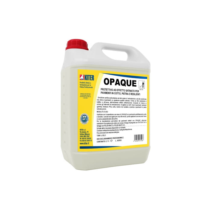 Opaque 5 Kg, Cera Protettiva Effetto Satinato per Pavimenti Cotto, Pietra | Kiter
