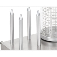 Macchina professionale per hot dog 4 panini 2 x 300 watt 3614094