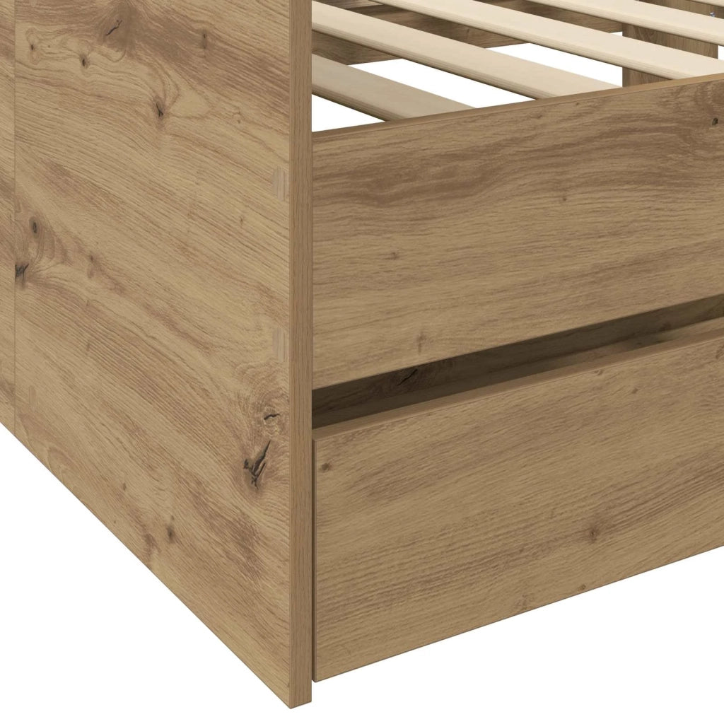 Telaio del letto con storage Rovere Artigianale 80 x 200 cm 3429644
