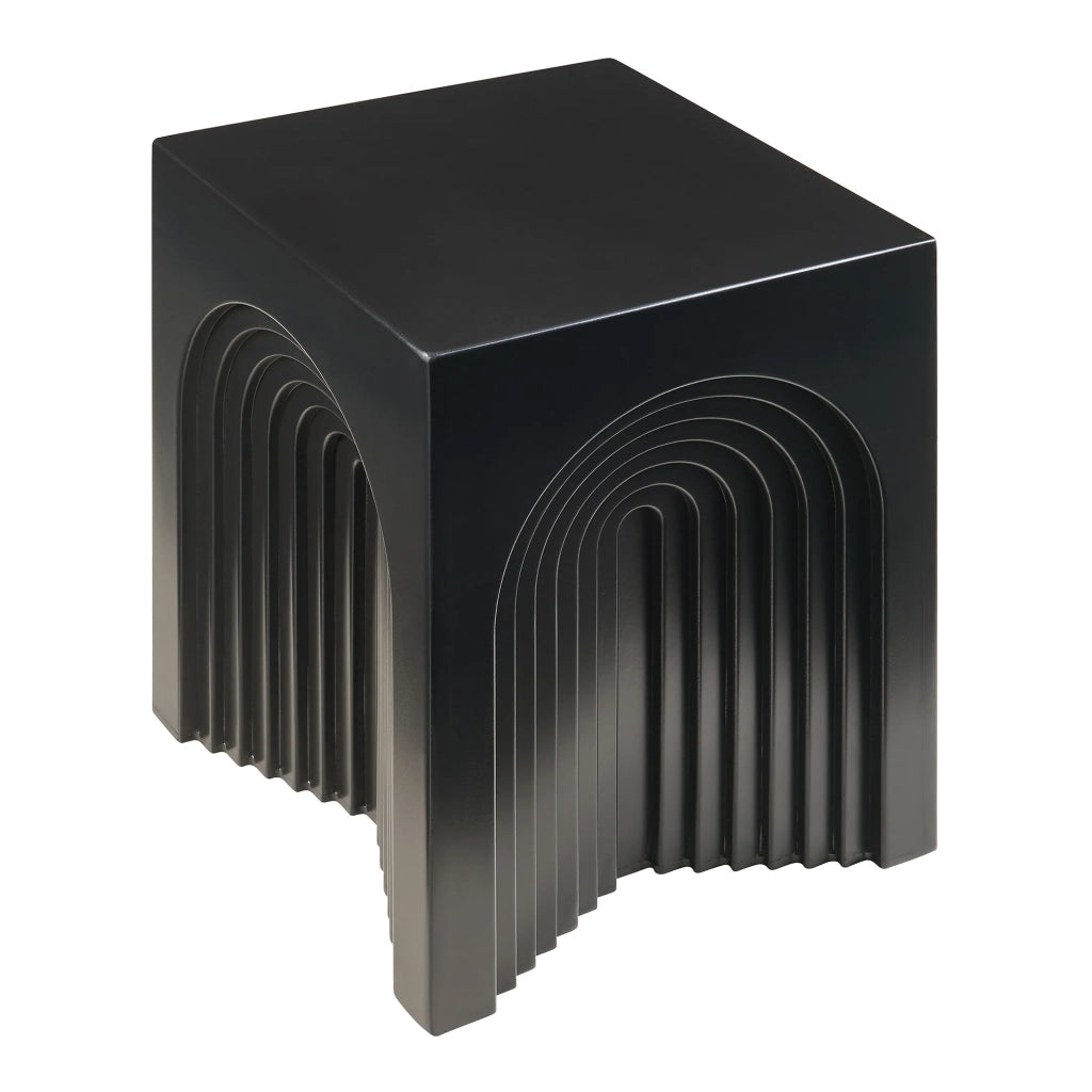 Tavolino laterale 45 x 35 x 35 cm nero opaco 03_0010910