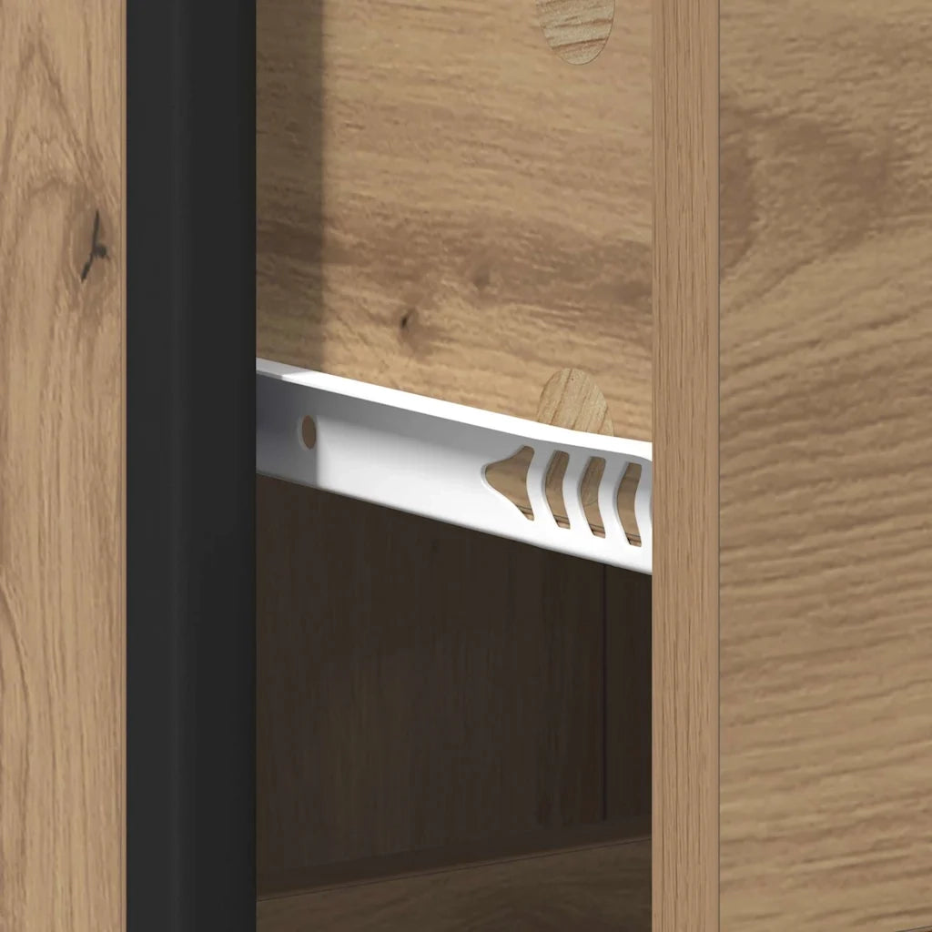 Set di mobili per il bagno con cassetto Rovere artigianale