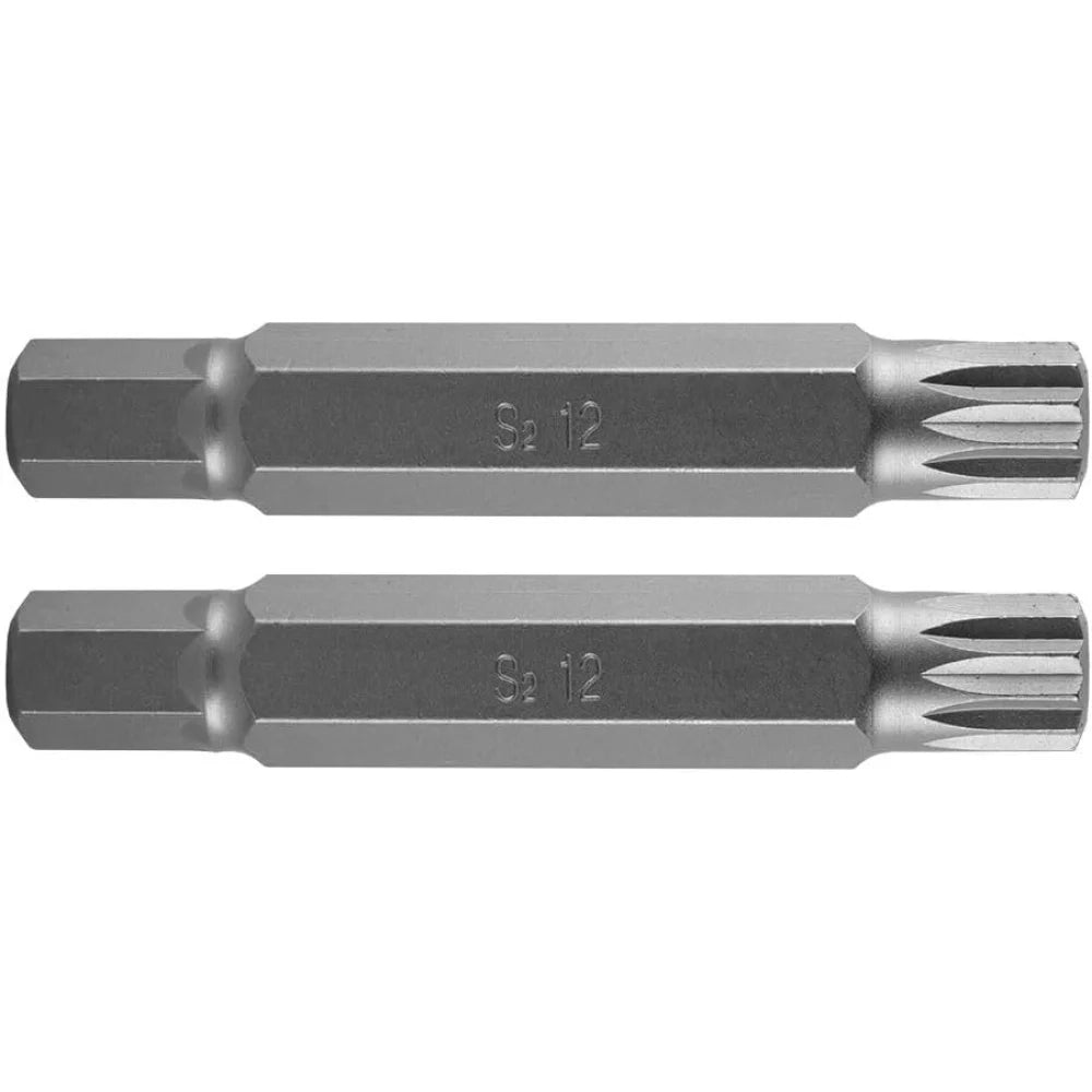 Topex 10-910 inserto spline m12 2 x 75 mm, acciaio s2 x 2 pz