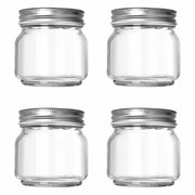 Pentole di fermentazione 250 ml - Pentole di vetro con tappo - Pentole di fermentazione - Pentole Weck - Chiusura sicura per alimenti - Tappi metallici di alta qualità