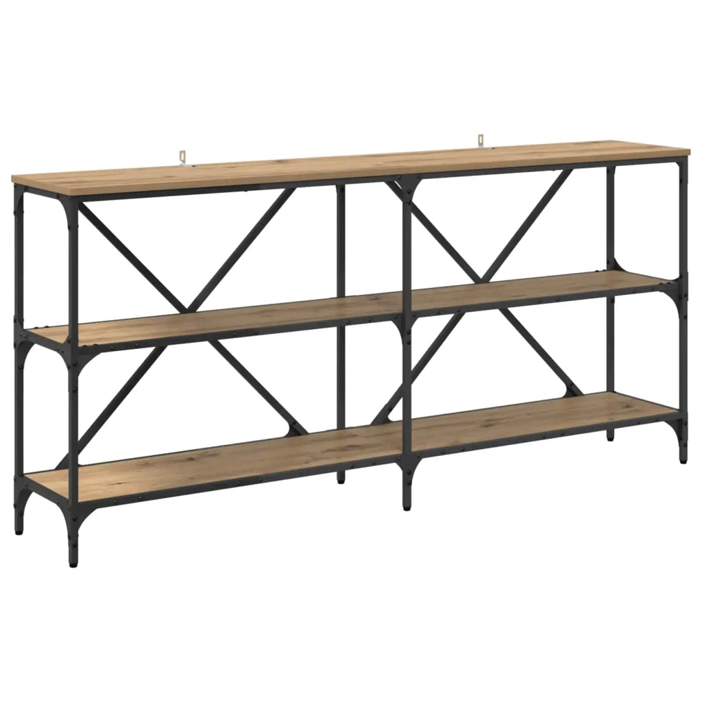Tavolo consolle Rovere artigianale 160 x 30 x 75 cm