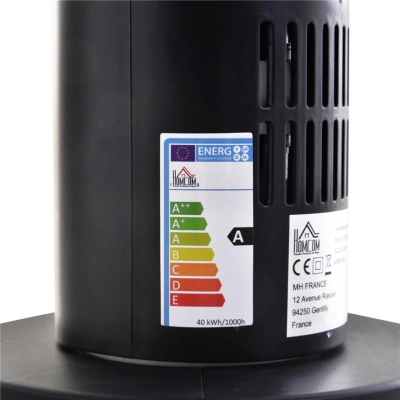 VENTILATORE A TORRE OSCILLANTE CON 3 VELOCITÀ E TELECOMANDO DA 40 W