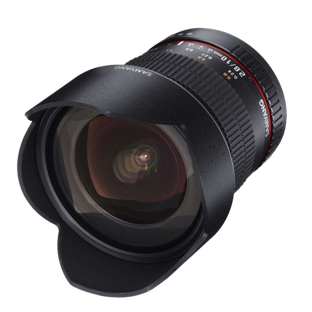 SAMYANG VDSLR UMC Fish-Eye CS II 10 mm / F2.8 Messa a fuoco manuale, obiettivo per attacco Fuji nero