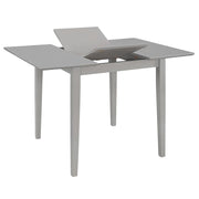 Tavolo da Pranzo | Tavolo da cucina Estensibile Grigio (80-120)x80x74 cm in MDF