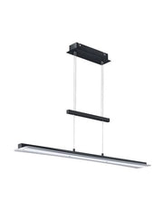 Lampada sospensione LED Smash nera dimmerabile 100 cm