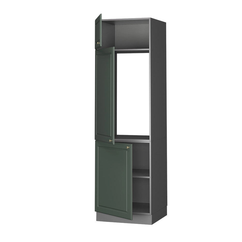 Vicco Armadio frigorifero Verde-oro Country House 60 cm