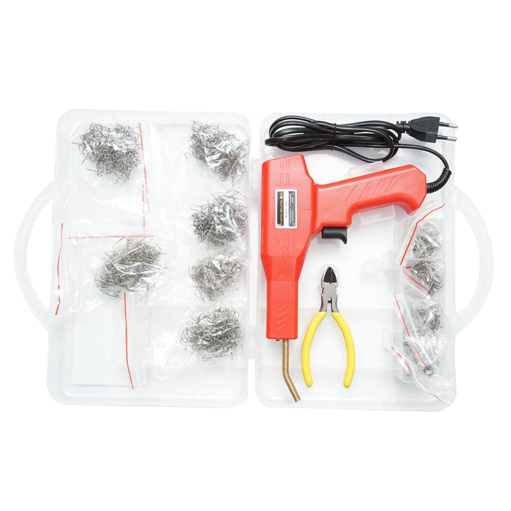 Kit pistola, apparecchio professionale per saldatura/incollaggio materie plastiche, 50W