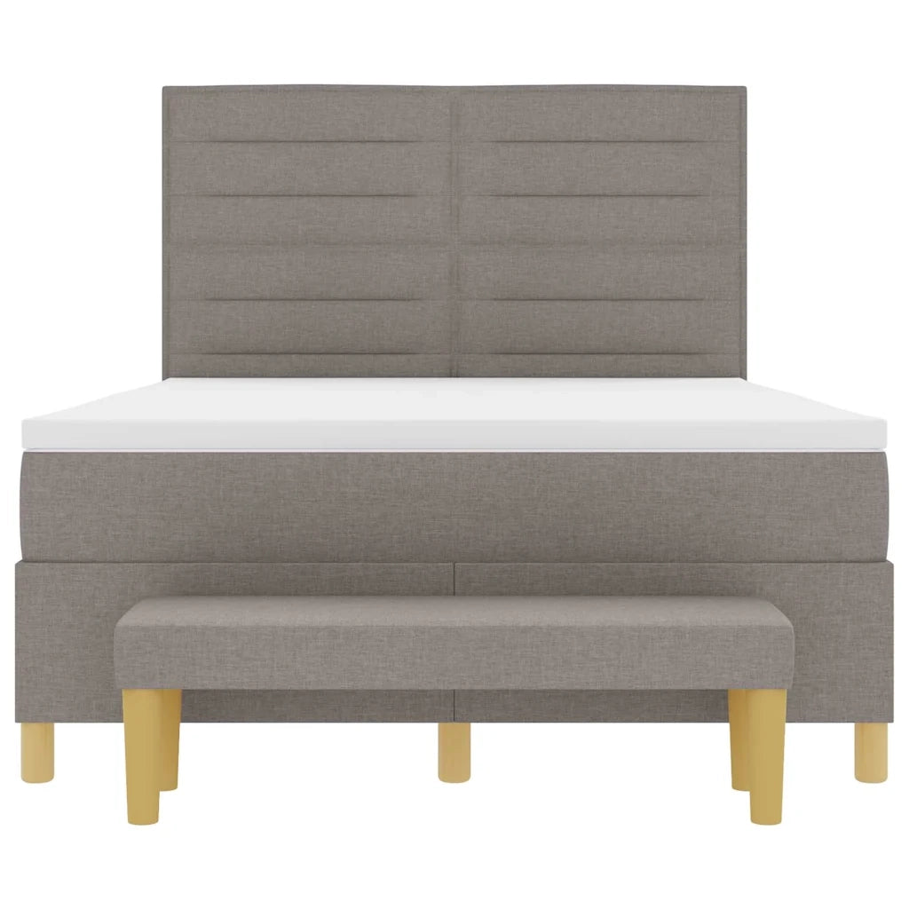 Letto a molle con testiera Talpa 190 x 140 cm Tessuto 3344223