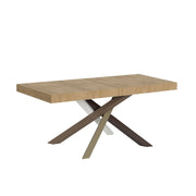 Tavolo allungabile 90x130/234 cm Volantis Premium telaio gambe 4 colori (C) - Quercia Natura