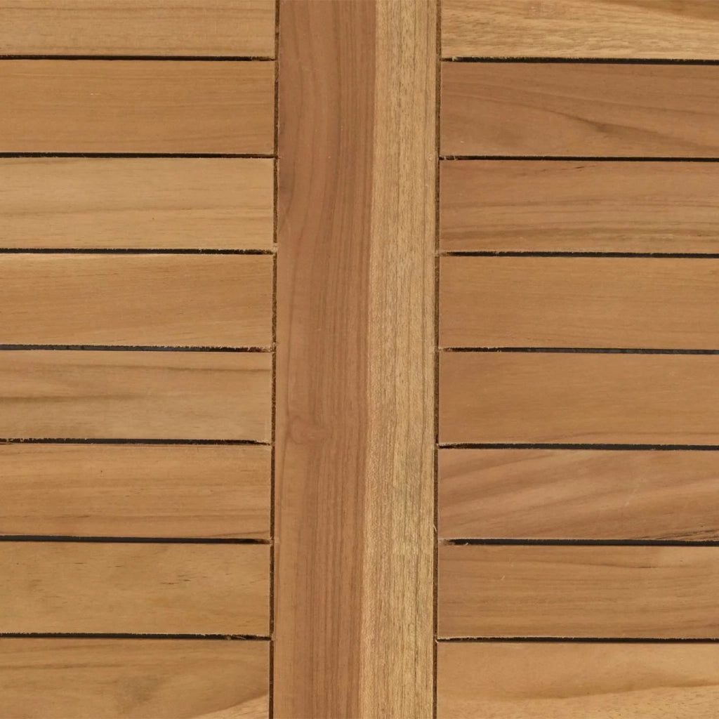 Piano del tavolo Rettangolare Legno di teak solido Naturale 42033168
