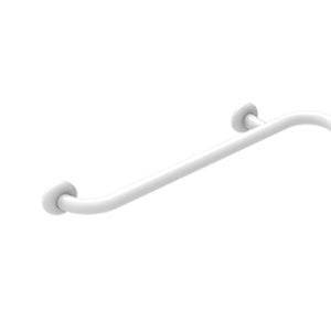 Maniglia angolare di sicurezza in acciaio inox cm 70x70 cm